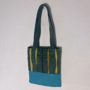 Handmade Green Wool Felt Shoulder Bag